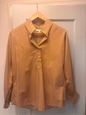 NWOT Ann Mashburn Anaya Popover Shirt Size Small